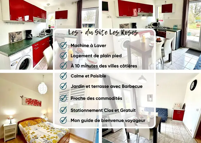 Les Roses-plain-pied-st Valery & Le Crotoy A 10min *